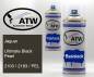 Preview: Jaguar, Ultimate Black Pearl, 2103 / 2183 / PEL: 400ml Sprühdose + 400ml Klarlack - Set, von ATW Autoteile West.